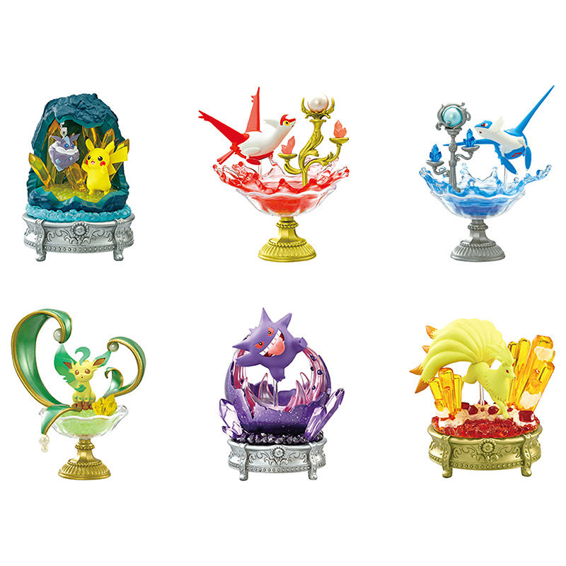 Pokemon Anime Merchandise - RE-MENT Pokemon Collezione di pietre preziose