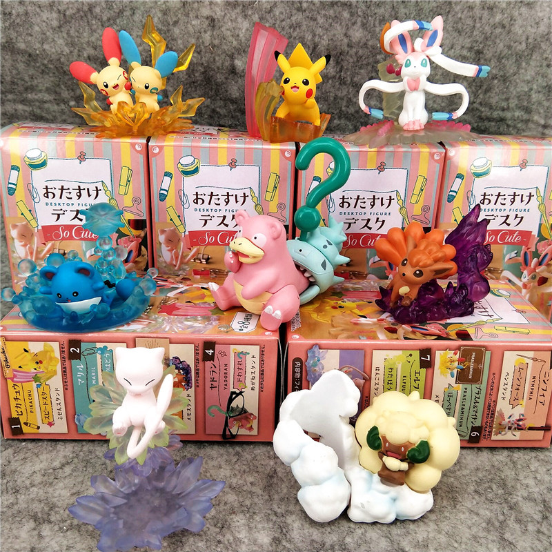 Pokemon Anime Merchandise - Giocattoli Pokémon Blind Box con Base