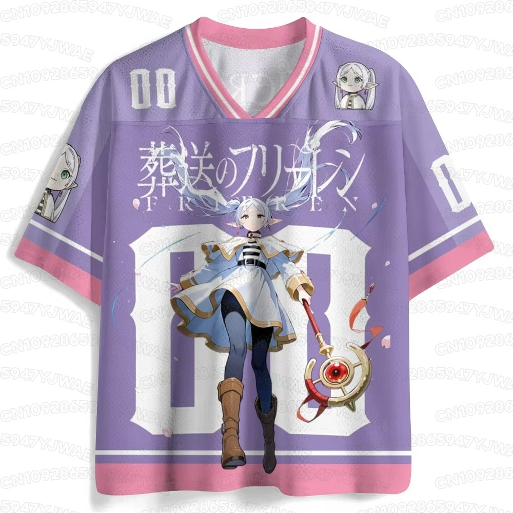 Frieren Anime Merchandise - Maglietta Estiva Unisex con Stampa 3D