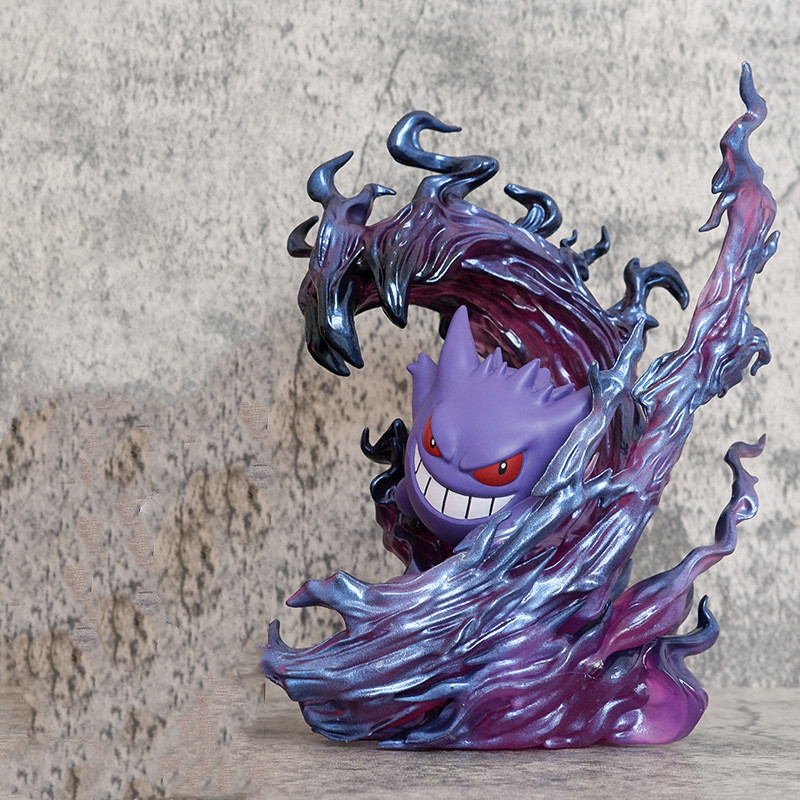 Pokemon Anime Merchandise - Statuetta Anime Pokemon Gengar Versione Battaglia