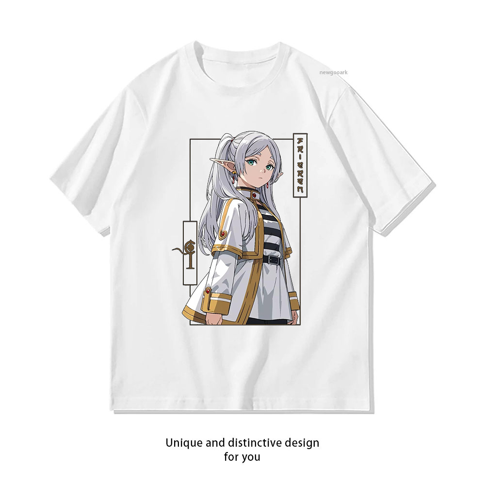 Frieren Anime Merchandise - T-shirt Frieren Anime Frieren Beyond Journeys