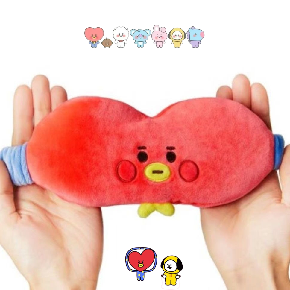 Anime Merchandise Usa - Mascherina per occhi in peluche BT21,