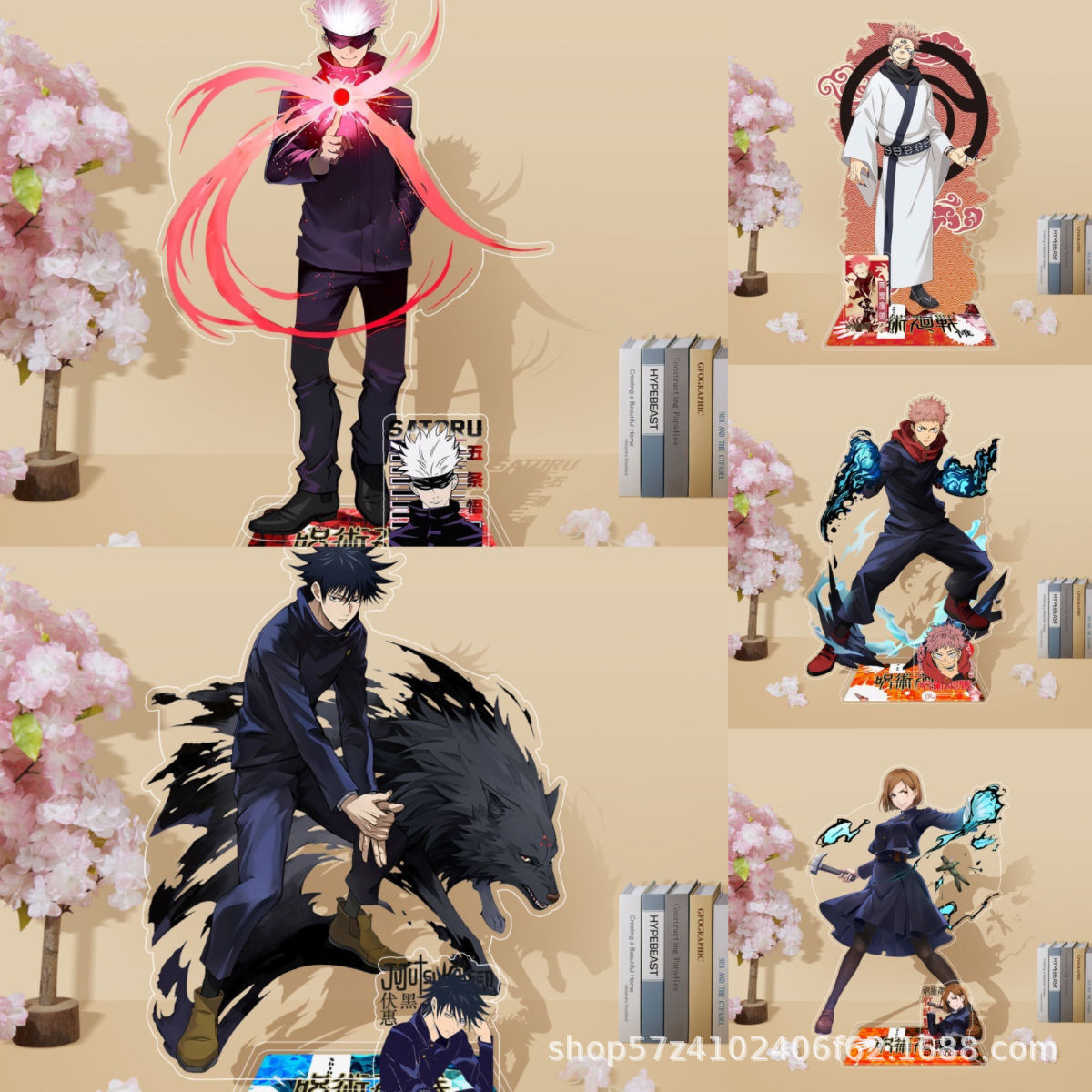 Gojo Anime Merchandise - Anime Jujutsu Kaisen Acrilico Stand Nuovo