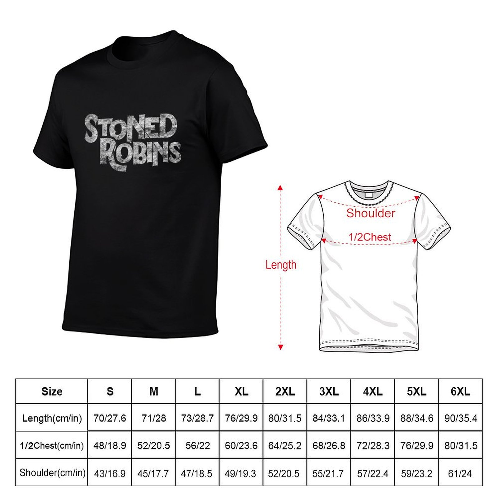 T-shirt Stoned Robins Name Mer - Anime Merchandise Names recensione e prezzo