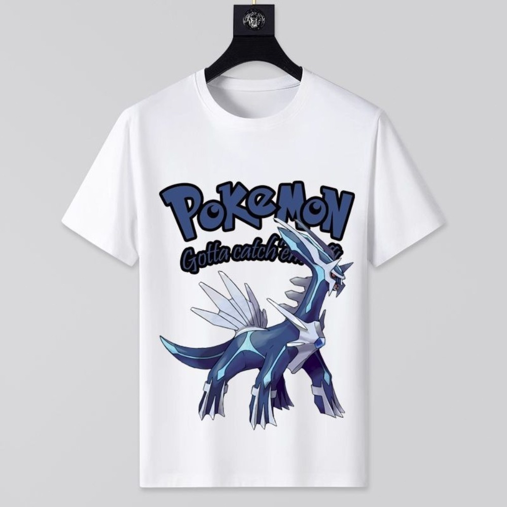 T-shirt bianca con stampa Poké - Anime Merchandise Store Japan recensione e prezzo