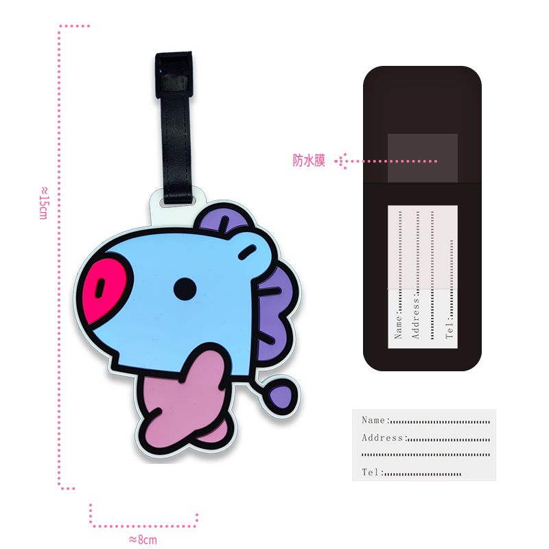 Portachiavi BT21 a forma di ca - Anime Merchandise Online recensione e prezzo